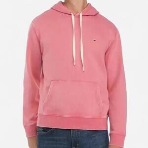 Crown & Ivy Hoodie Men’s Small Pink Pullover Casual Classic